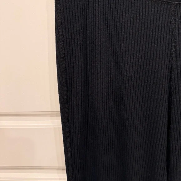 Athleta Harmony Pose Ribbed Pant Size S – Navy Blue Flare Lounge Yoga Pants - Picture 5 of 9